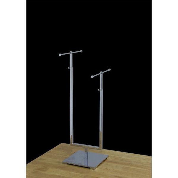 Amko AMKO CSR-2 2-Tier Jewelry Stand; Chrome CSR-2 - main